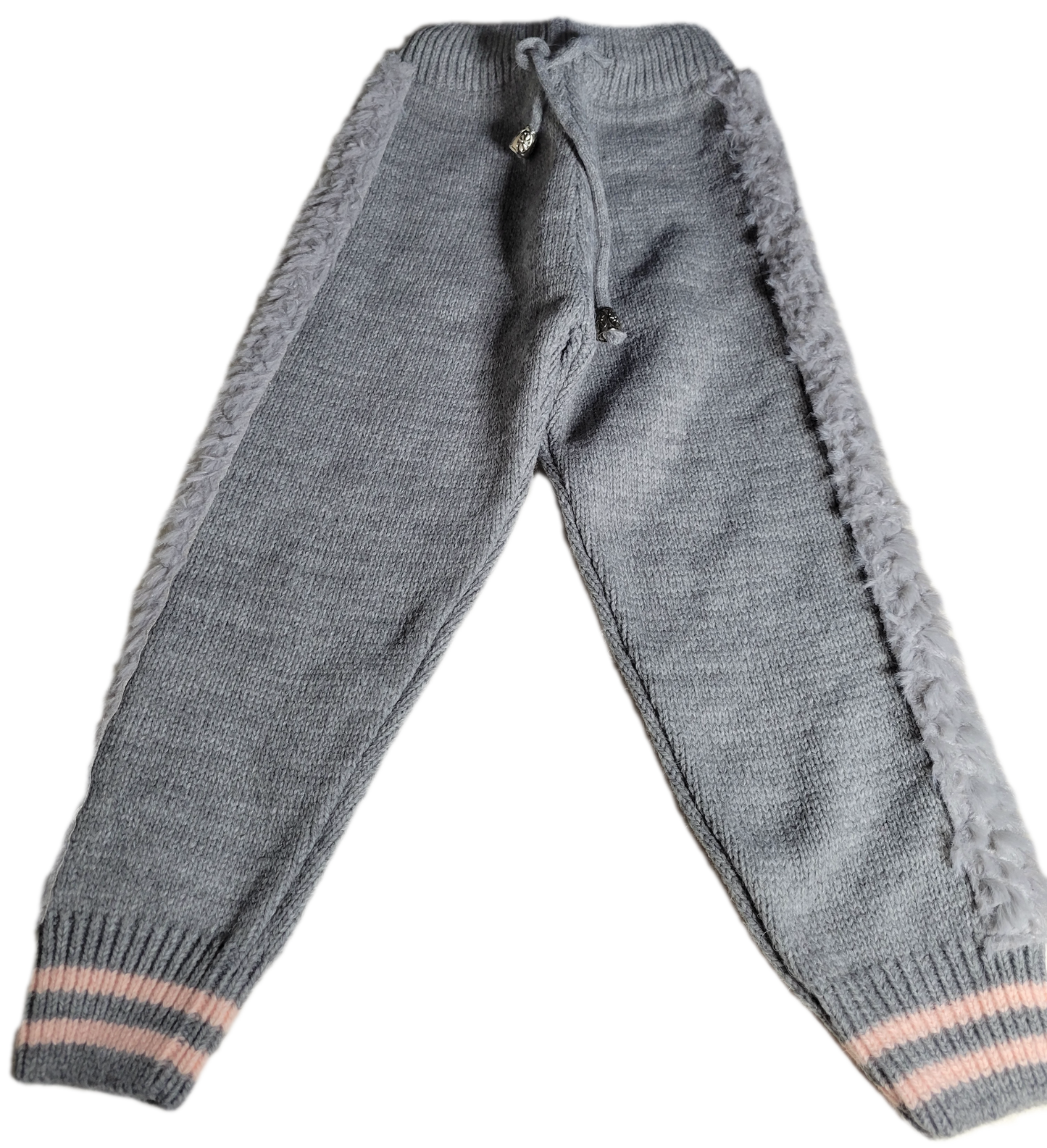 ENSEMBLE GRIS ET ROSE FILLETTE