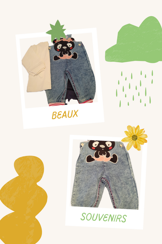 ENSEMBLE JEANS POUR PETITE FILLE